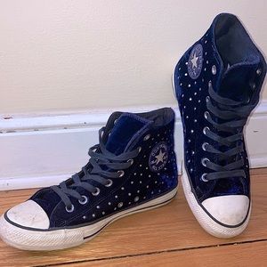 Converse Velvet High Tops